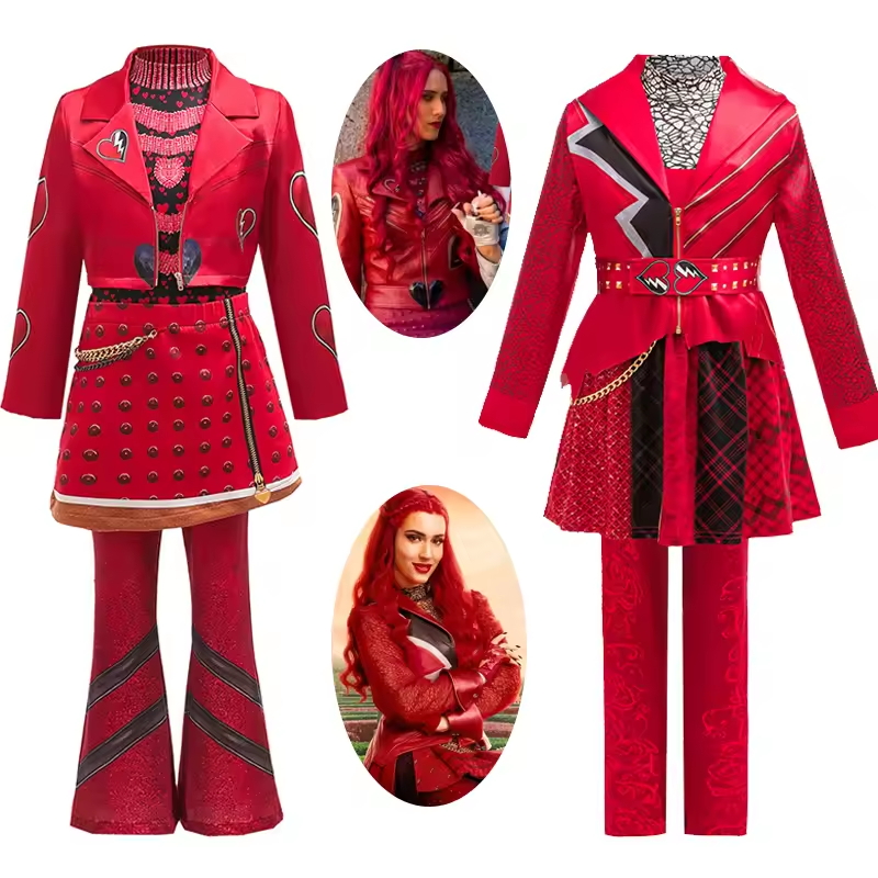 Candle Wick - Descendants 5 Princess Red Cosplay Costume