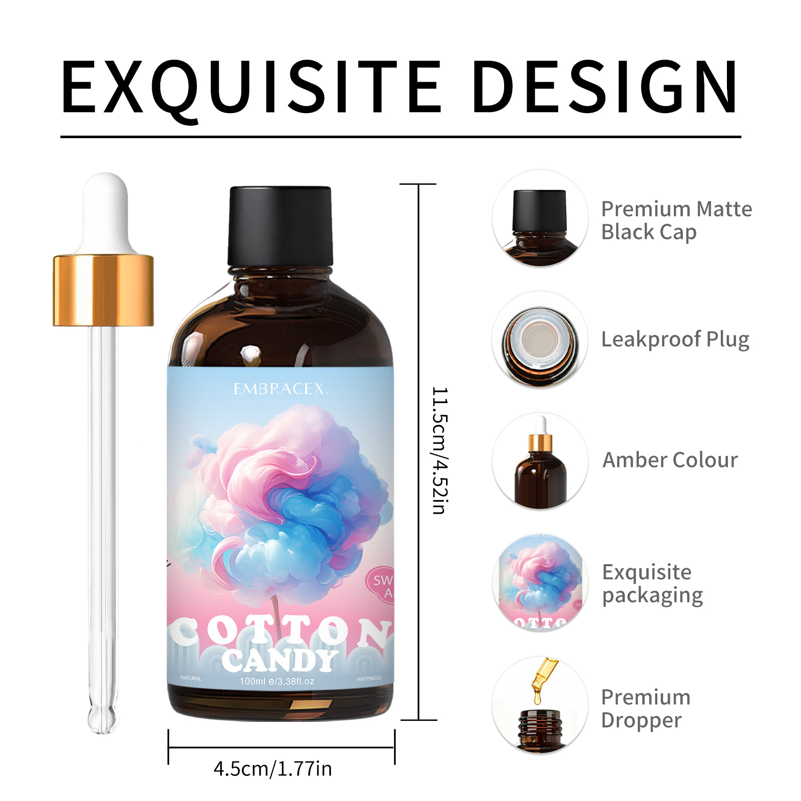 100ml Cotton Candy Fragrance O - Candle Fragrance ulasan dan harga