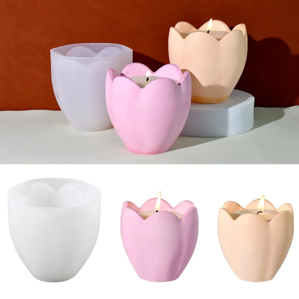Tulip Candle Holder Silicone M - Candle Containers ulasan dan harga