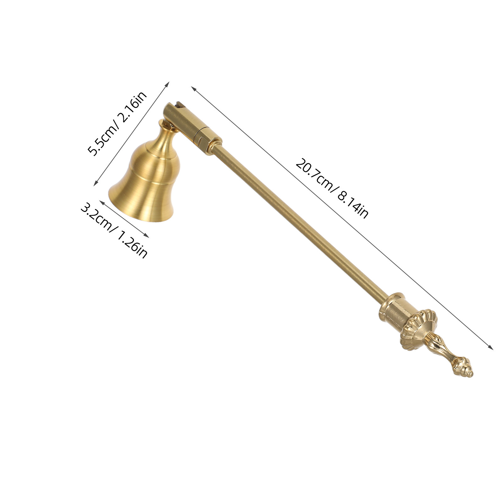 Vintage Decorative Snuffer Alu - Candle Wick ulasan dan harga