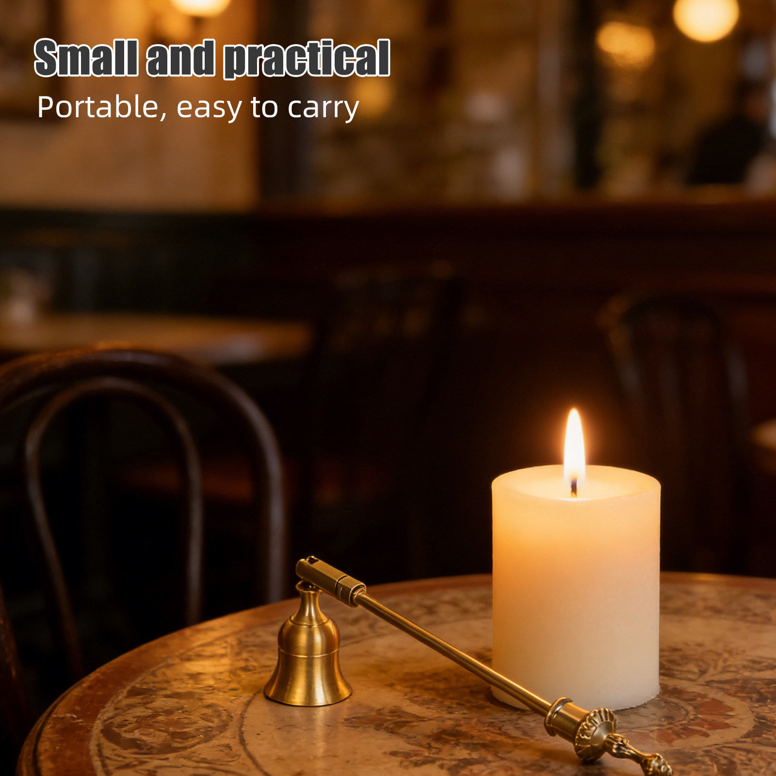 Vintage Decorative Snuffer Alu - Candle Wick ulasan dan harga