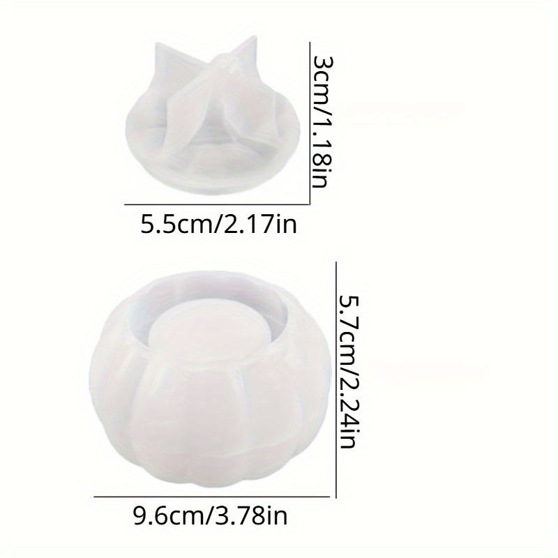 2pcs Pumpkin Jar Silicone Mold - Candle Containers ulasan dan harga
