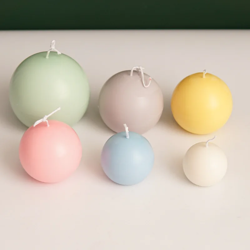 5-8cm Spherical Candle Plastic - Candle Making Kit ulasan dan harga