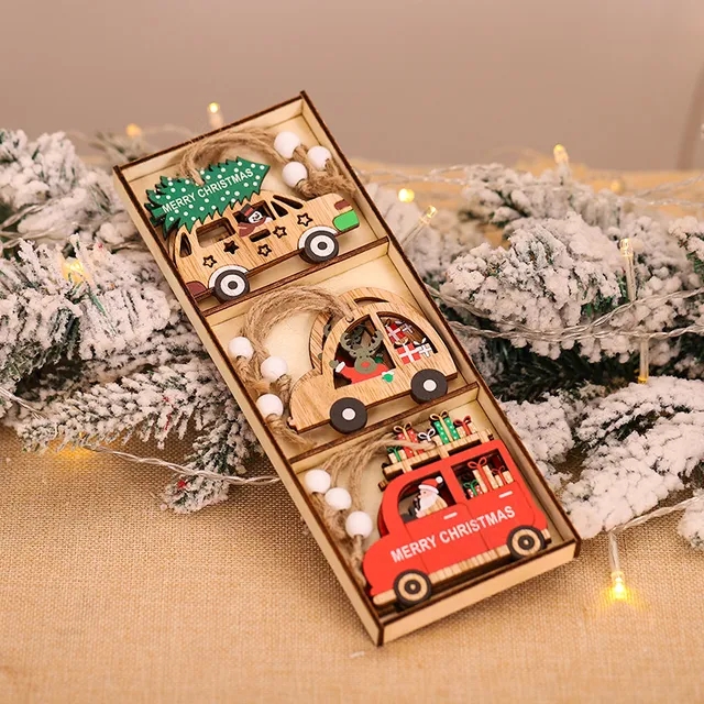 Wooden Christmas Pendant Merry - Candle Lighter ulasan dan harga