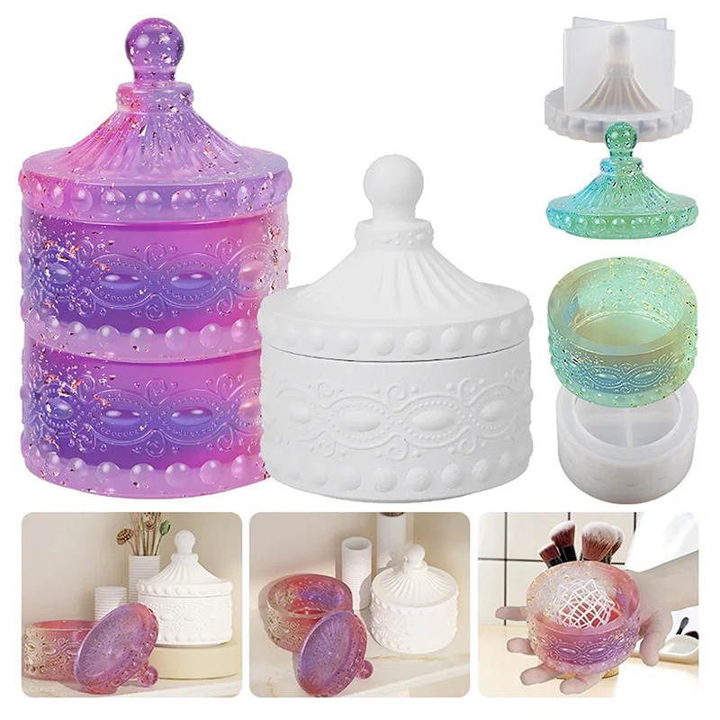 1set Striped Candle Jar Silico - Candle Containers ulasan dan harga