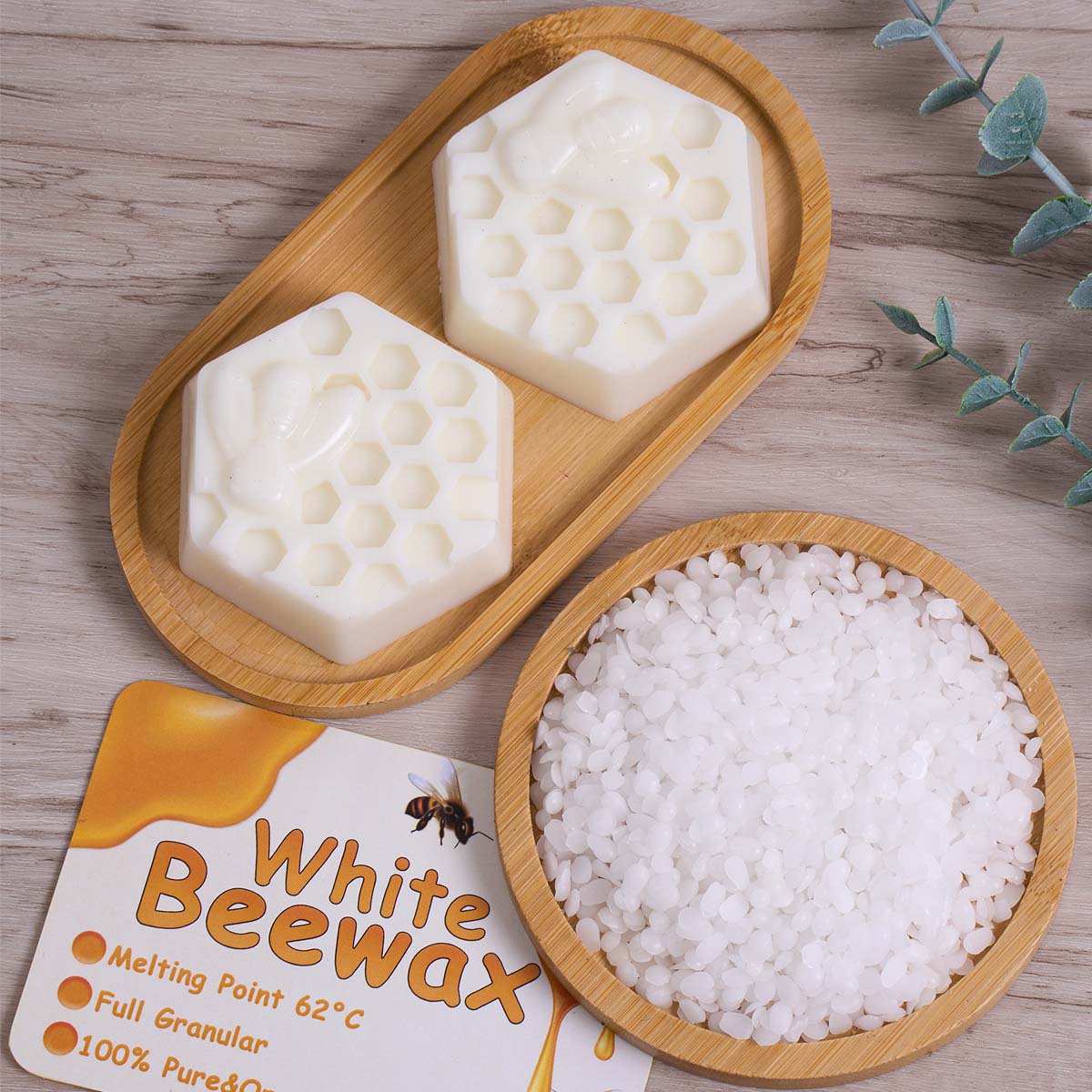 White Beeswax Pure Natural Gra - Candle Wick ulasan dan harga