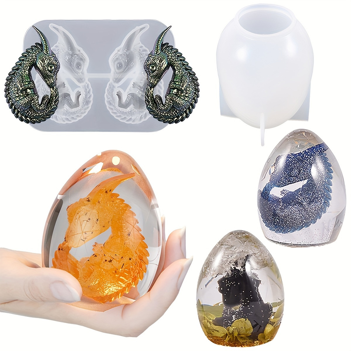 Silicone Dragon Egg Molds, 2-P - Candle Making Kit ulasan dan harga