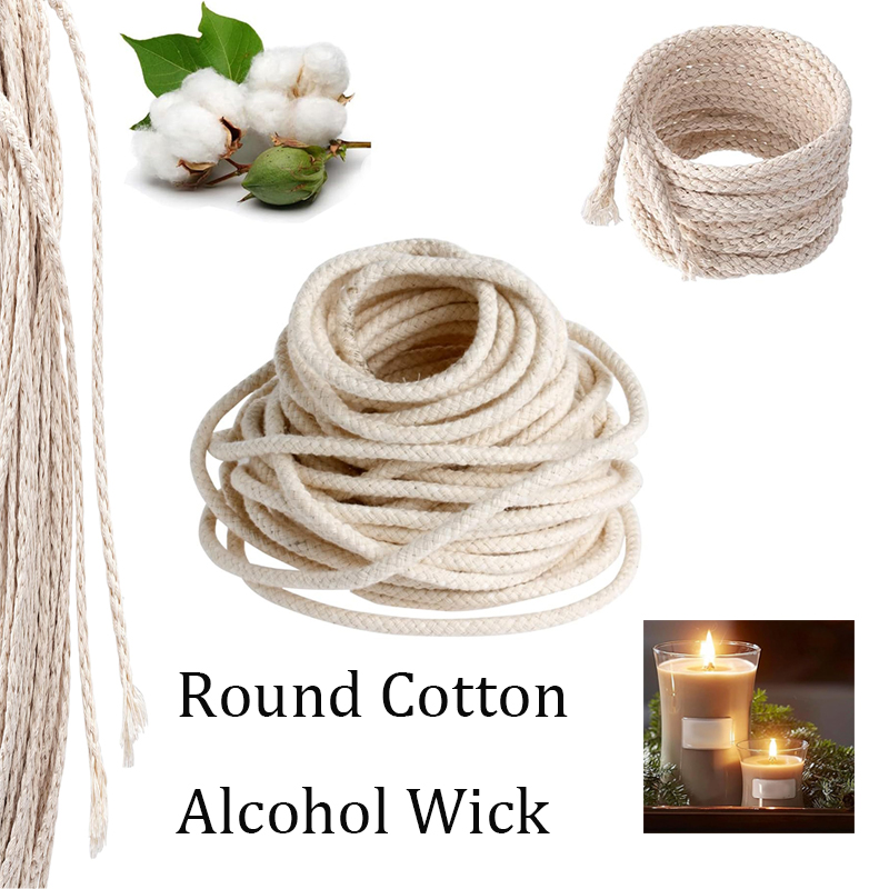 3/5/10m Round Cotton Alcohol W - Candle Lighter ulasan dan harga