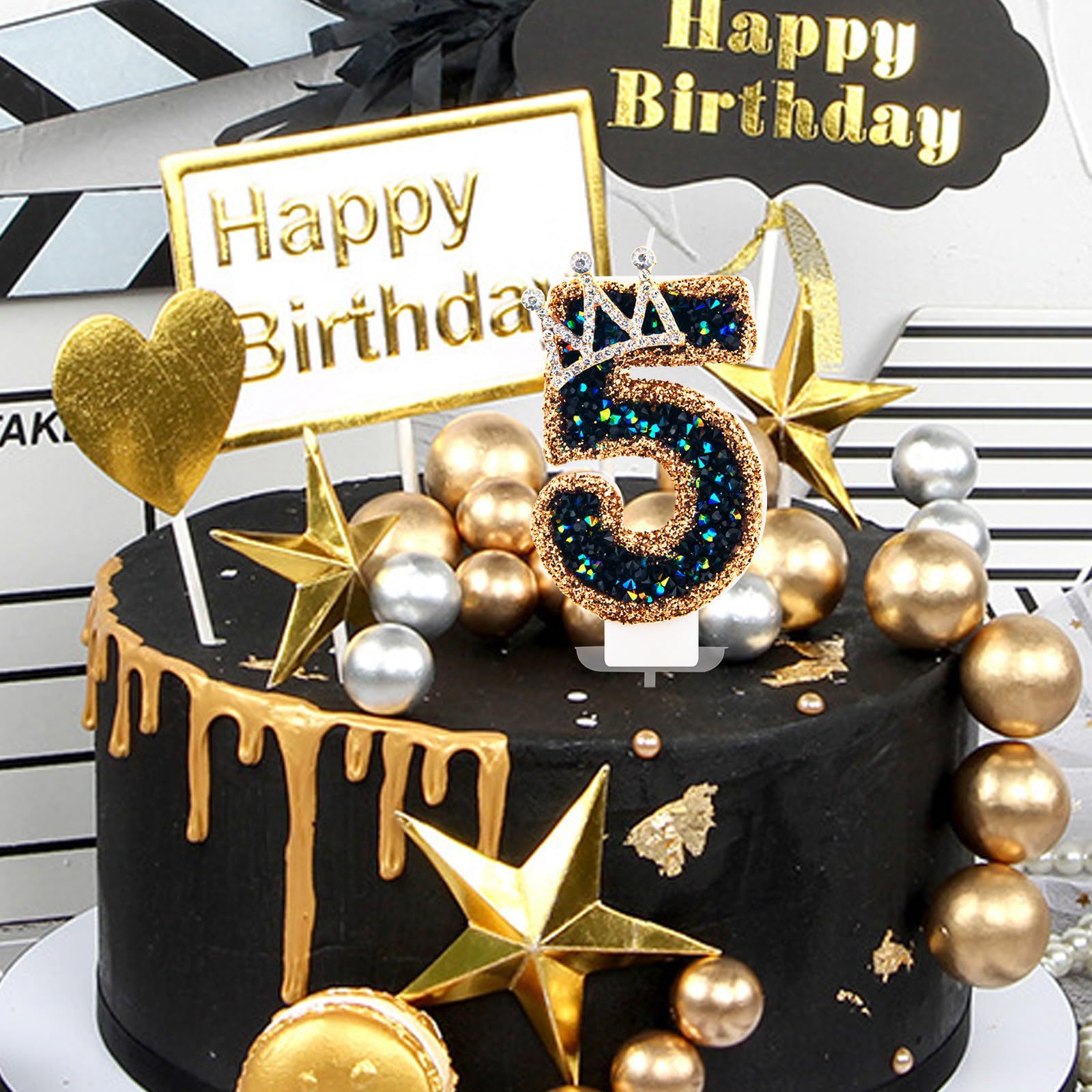 1pc Number 0-9 Birthday Candle - Paraffin Wax ulasan dan harga