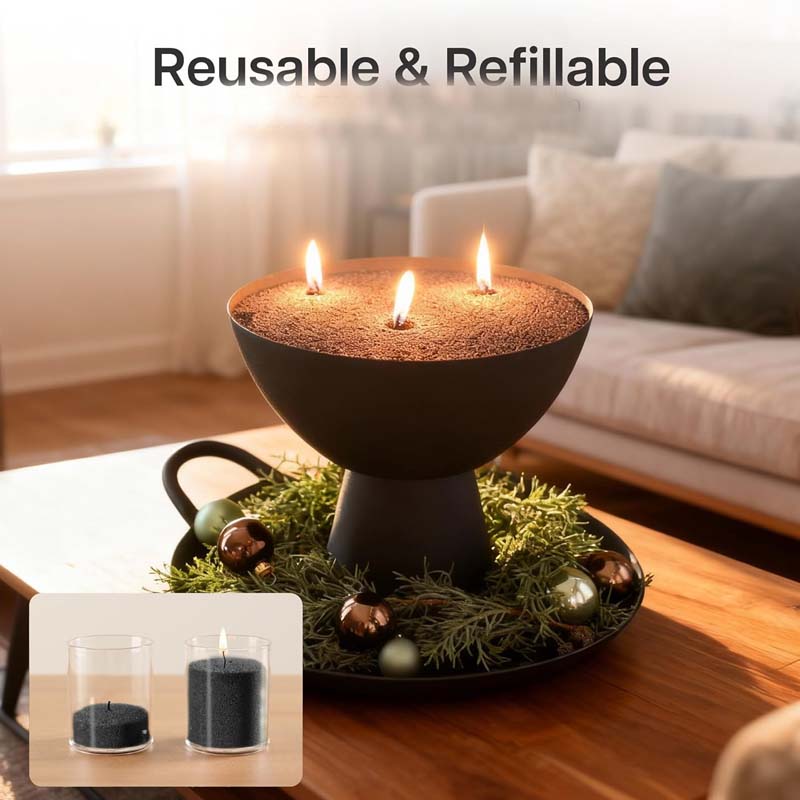 Black Candle Sand with Wick, 2 - Candle Wick ulasan dan harga