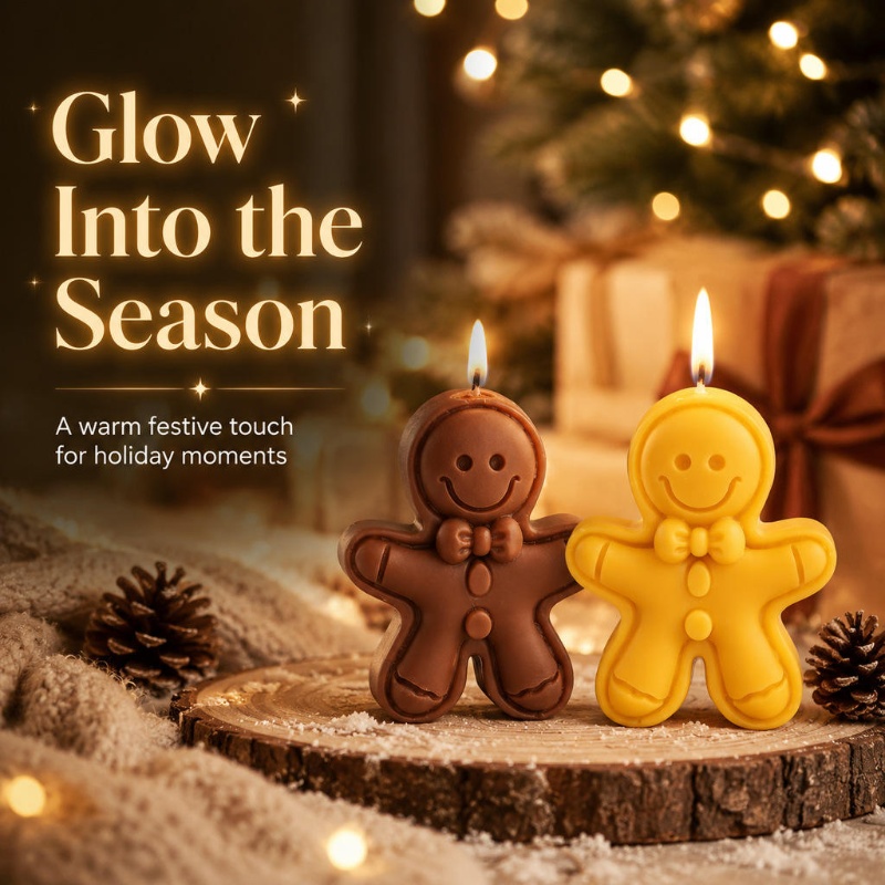 Festive Gingerbread Man Aroma  - Soy Wax ulasan dan harga
