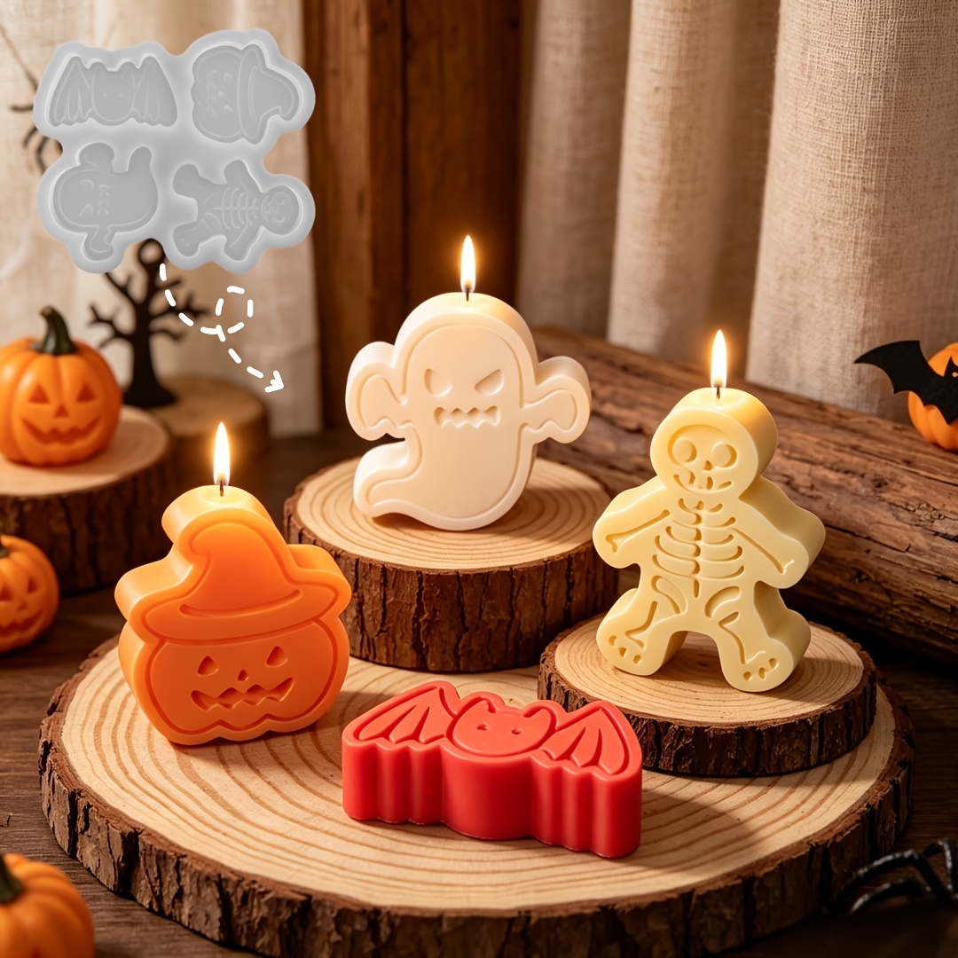 4-cavity silicone resin mold s - Candle Molds ulasan dan harga