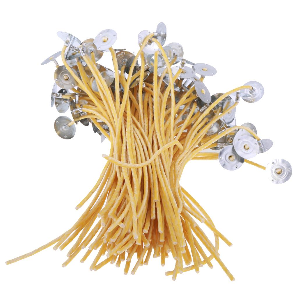 50Pcs Yellow Hemp Beeswax Cand - Candle Lighter ulasan dan harga