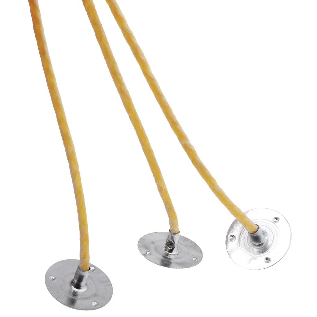 50Pcs Yellow Hemp Beeswax Cand - Candle Lighter ulasan dan harga