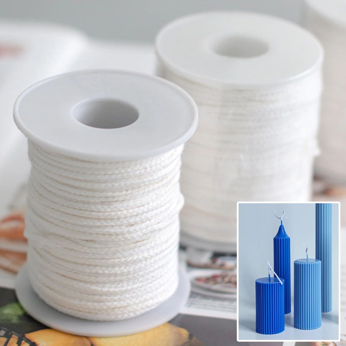 61 Meters/Roll White Candle Wi - Candle Wax Scale ulasan dan harga